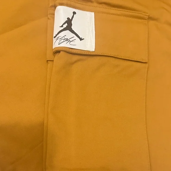 Jordan Men's Mustard Cargo Pants - Picture 3 of 4
